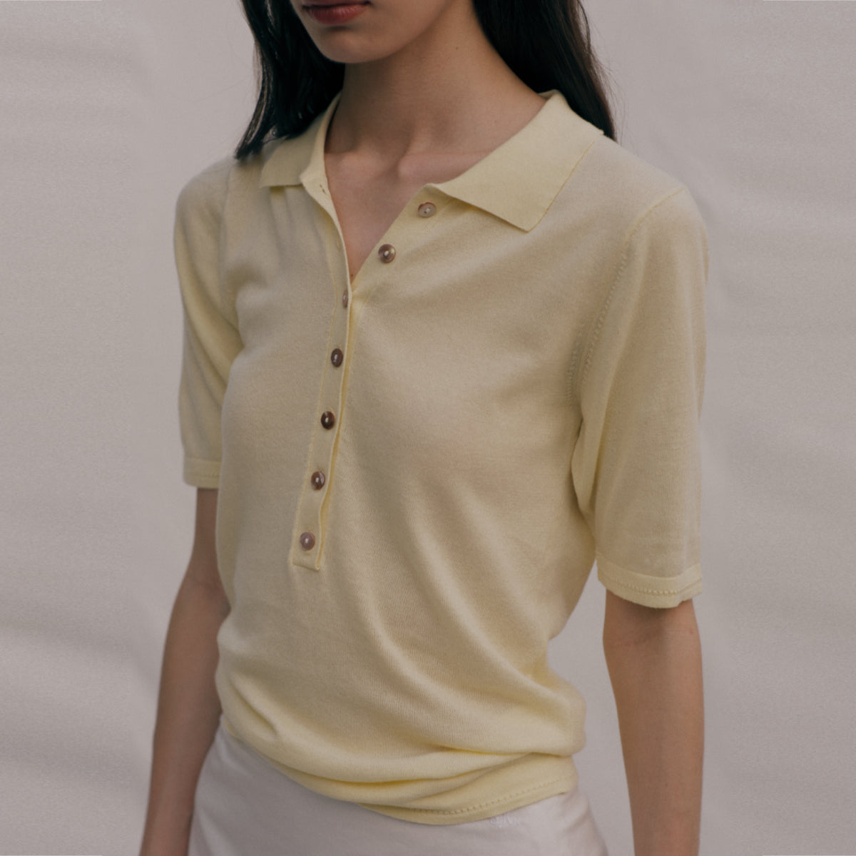 She Knows - Ada Knit Polo