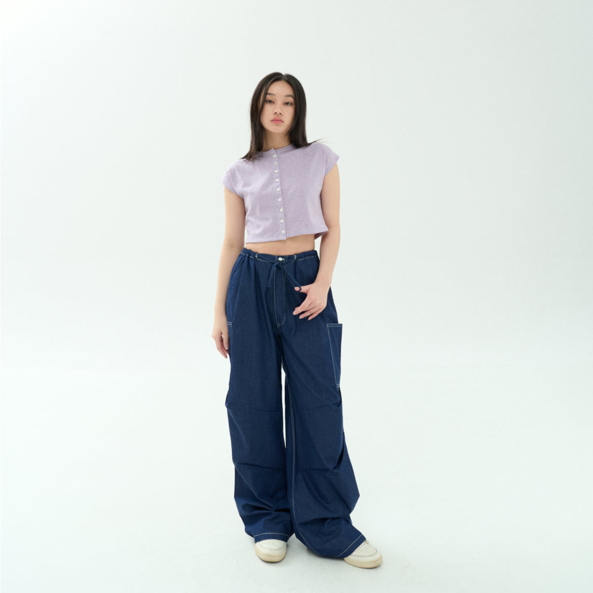SHE KNOWS - Billy Utility Jeans