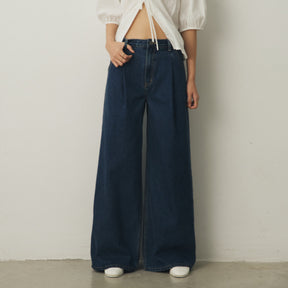 SHE KNOWS - Boyfriend Pleated Real Good Jeans