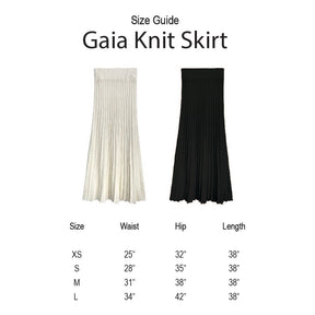 SHE KNOWS - Gaia Knited Skirt