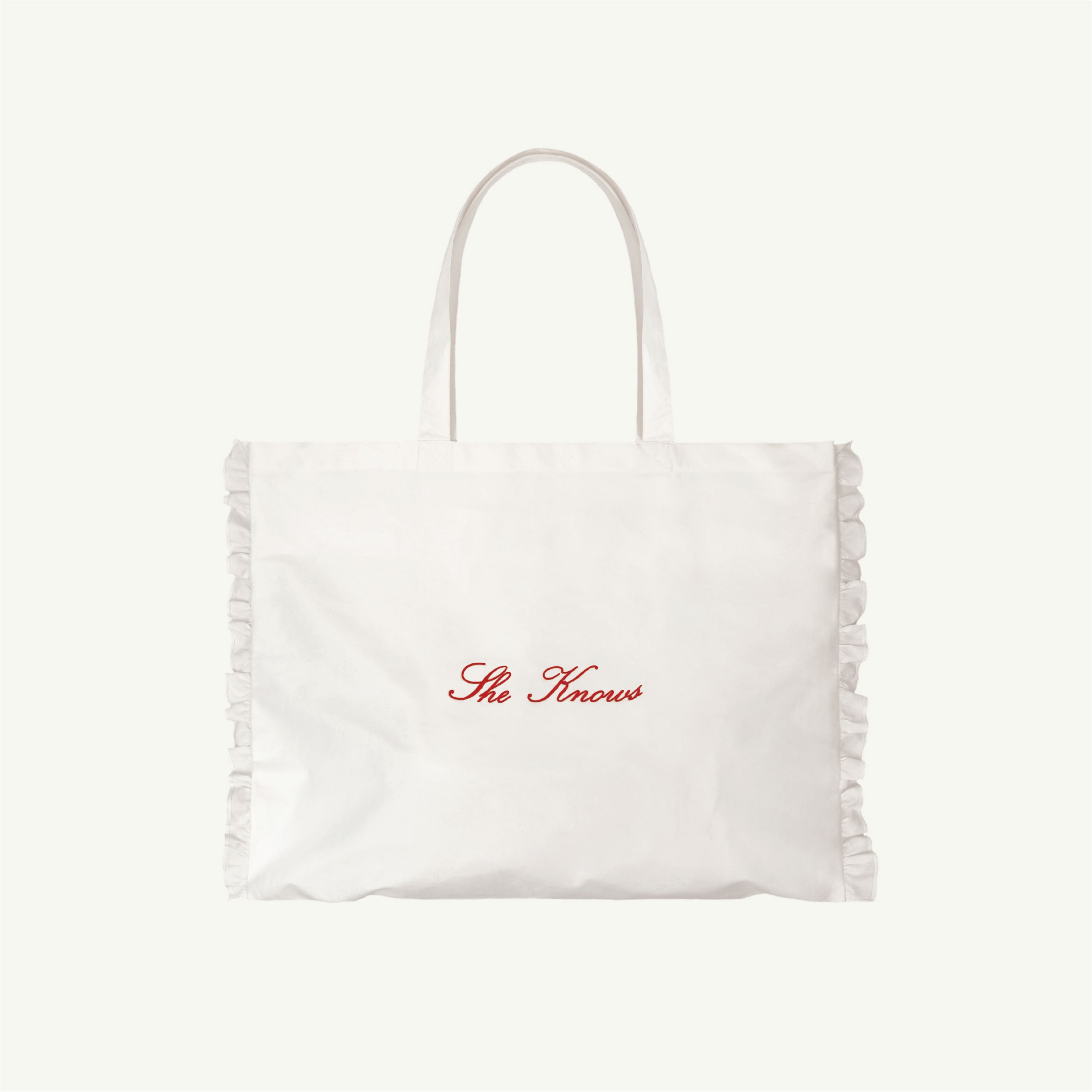 She Knows - Pillow Tote Bag