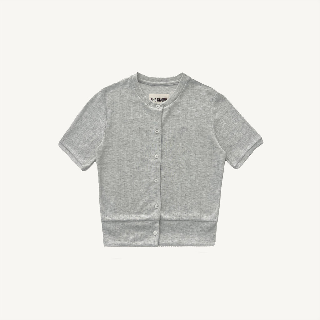 SHE KNOWS - Bisou Pointelle Cardigan